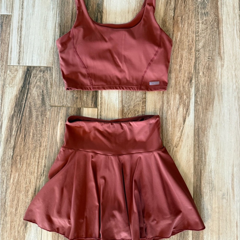 Kittenish Skirt Set